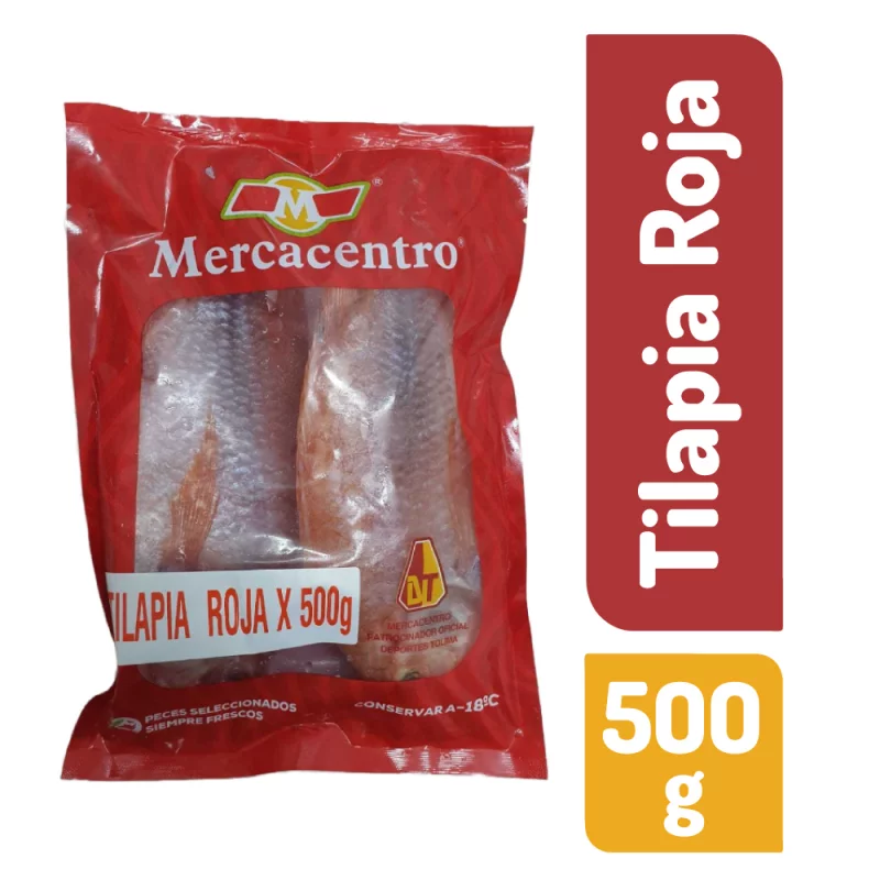 Tilapia Roja Mercacentro x 500 g