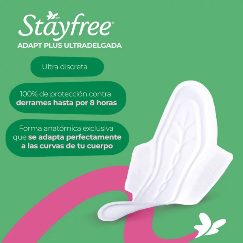 Toalla Stayfree Plus Ultradelgada 12 und