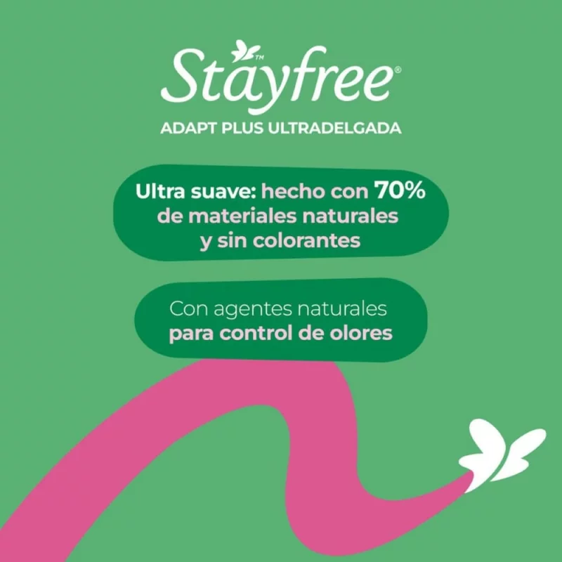 Toalla Stayfree Plus Ultradelgada 12 und