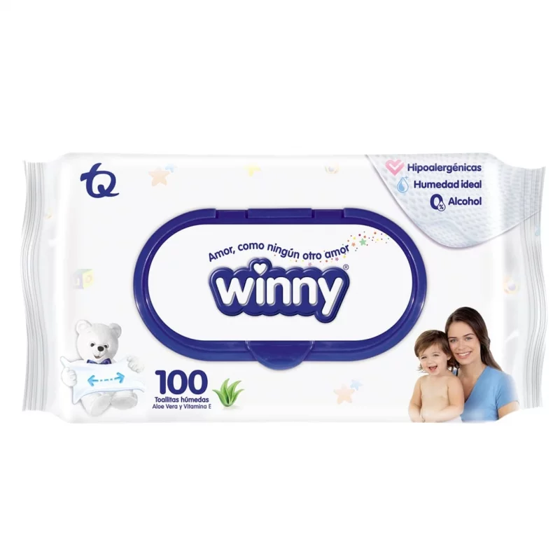 Toallitas Winny Aloe 100 und