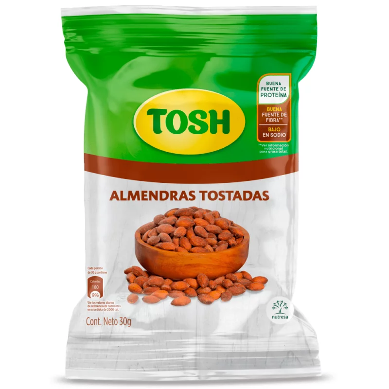 Tosh Almendras Tostadas 30 g