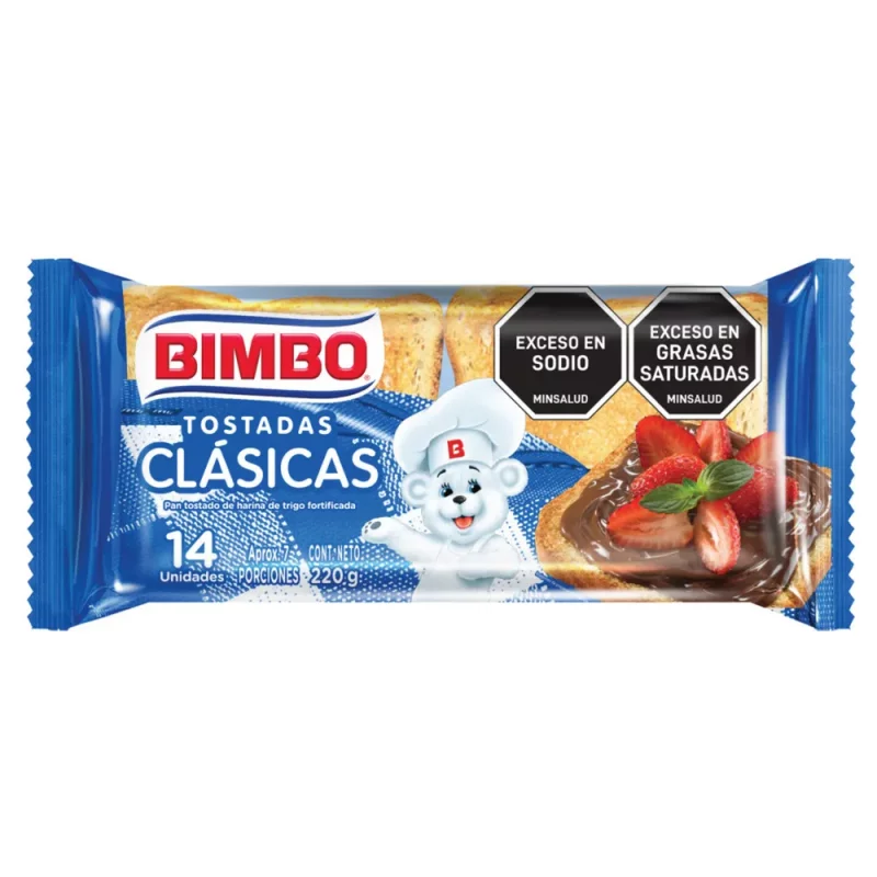 Tostadas Bimbo X 14 und 220 g