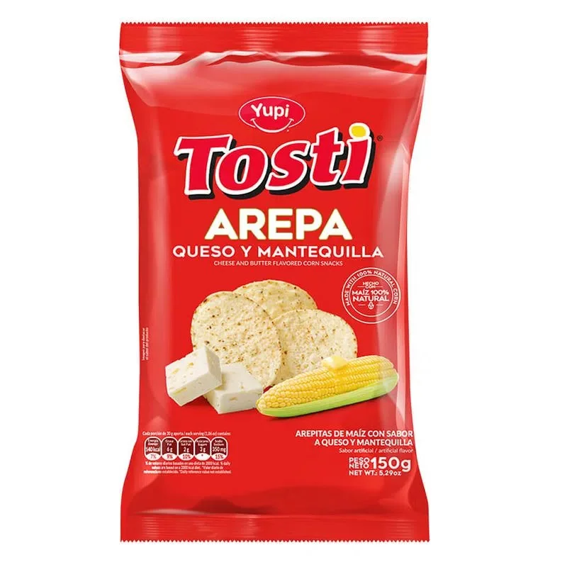 Tosti Arepa 150  g/Familiar