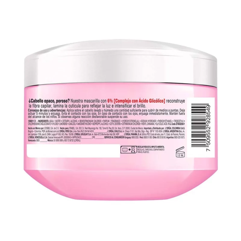 Tratamiento Elvive Glycolic Gloss x 300 g