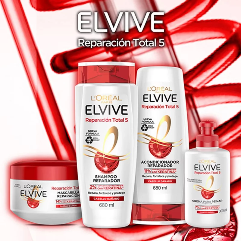 Tratamiento Elvive Reparación Total 5 - 300 g