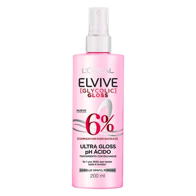 Tratamiento Elvive Ultra Gloss Glycolic x 200 ml