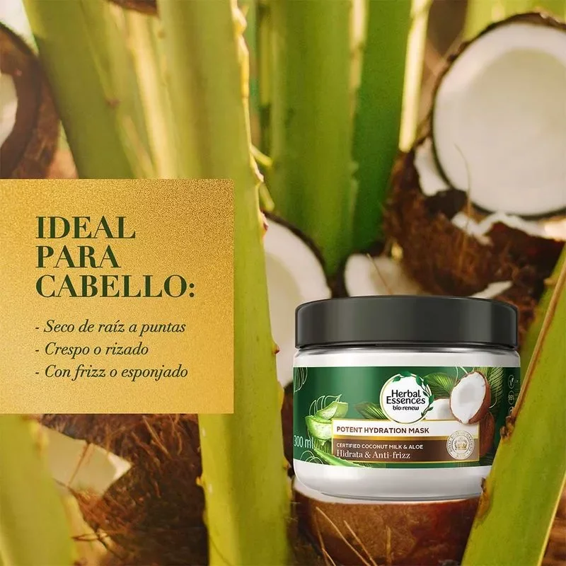 Tratamiento Herbal Essences Coconut x 300 ml