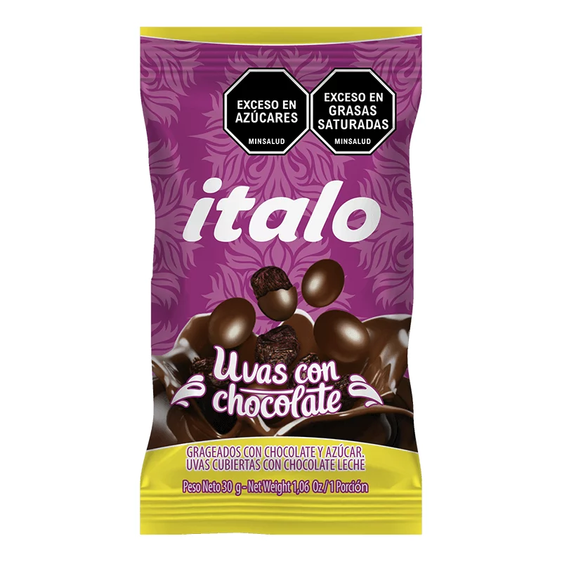 Uvas Pasas Italo Con Chocolate 30 g und