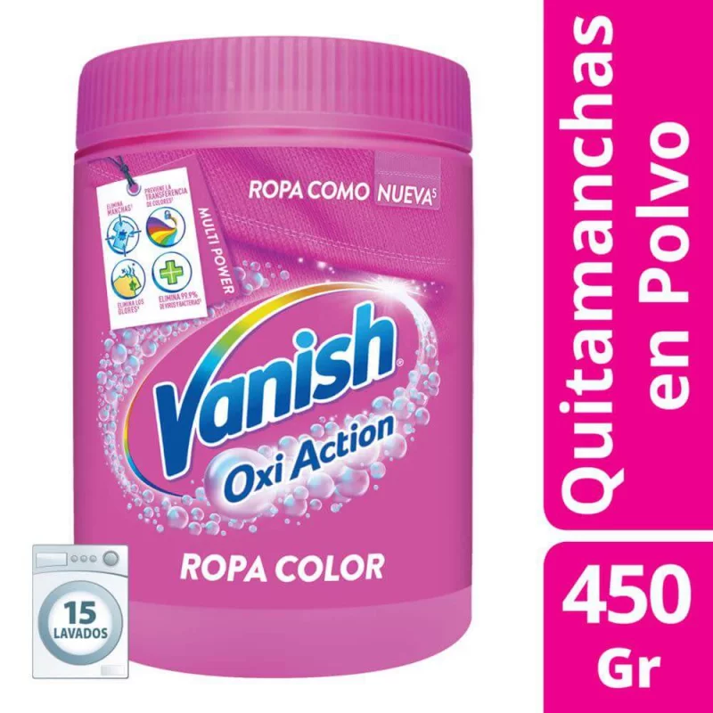 Vanish Rosa Polvo Mas Colores x 450 g