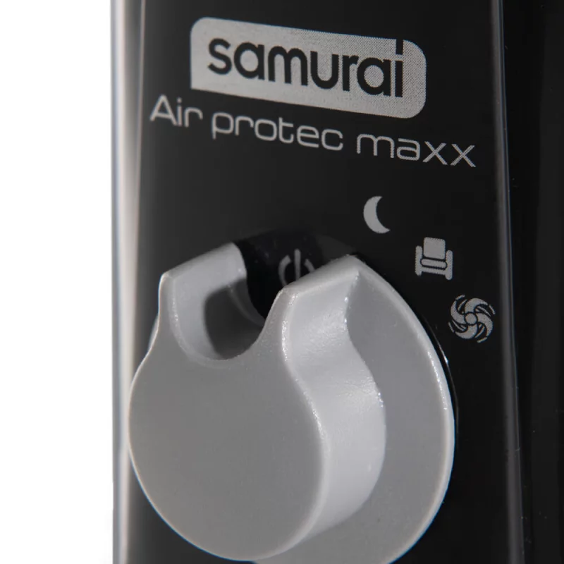 Ventilador Samurai Airprotec MAXXVE3141IO 2 En 1 Negro