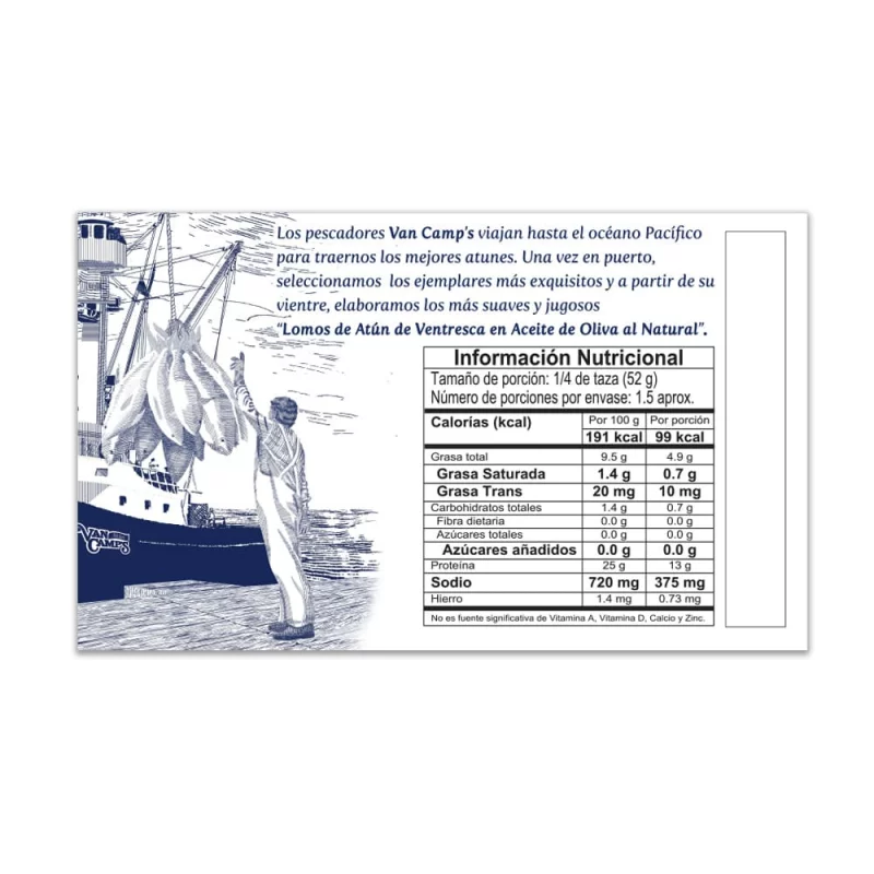 Ventresca De Atún Van Camps Aceite De Oliva 120 g