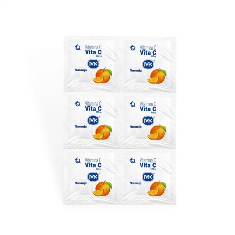 Vitamina C Mk Masticable 3 x 12 und Naranja Precio Especial