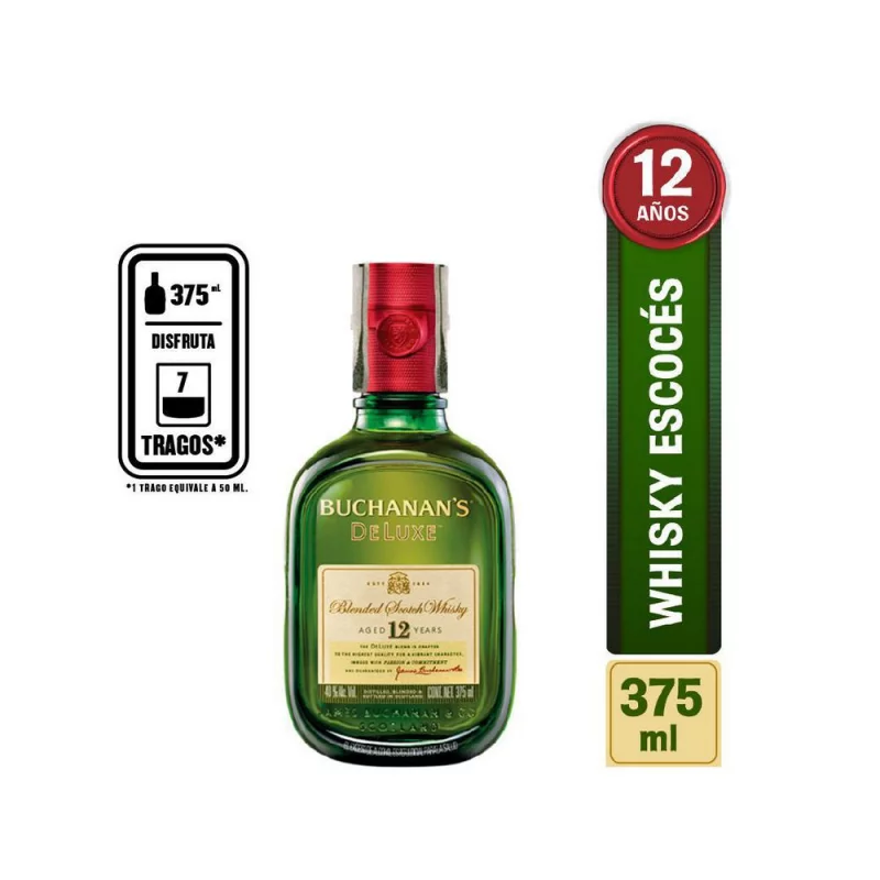 Whisky Buchanans Deluxe 12 Años 375 ml
