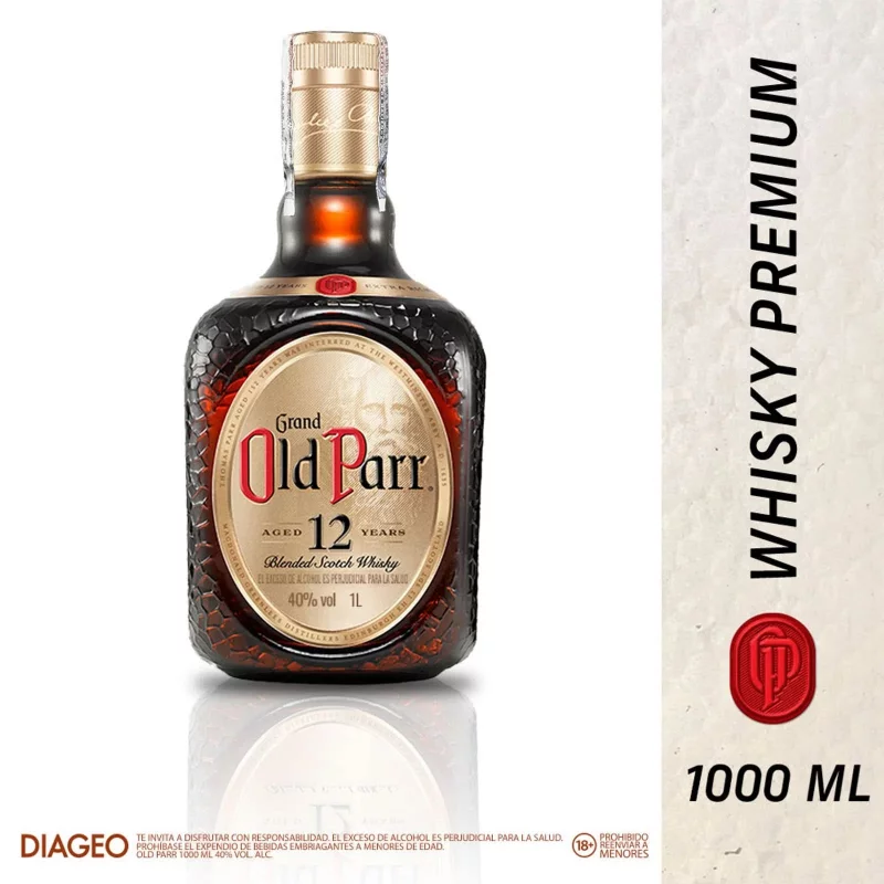 Whisky Old Parr x 1000 ml 12 Años