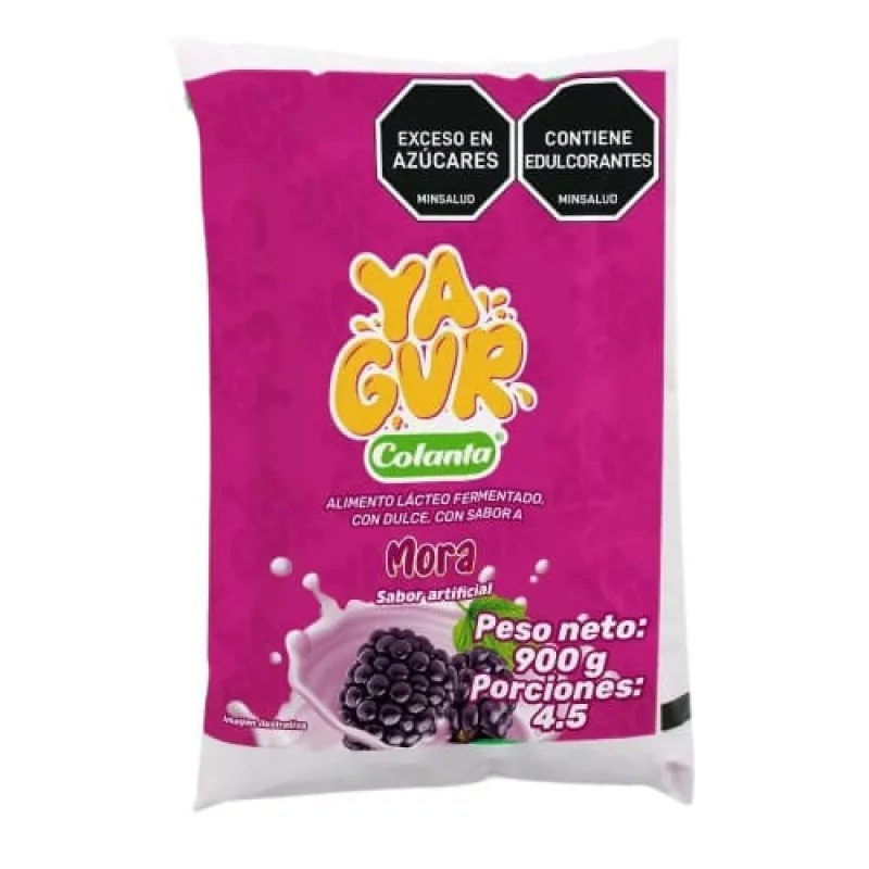 Yagur Colanta Bolsa Mora x 900 g