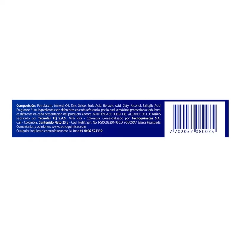Yodora Crema Tubo 25 g