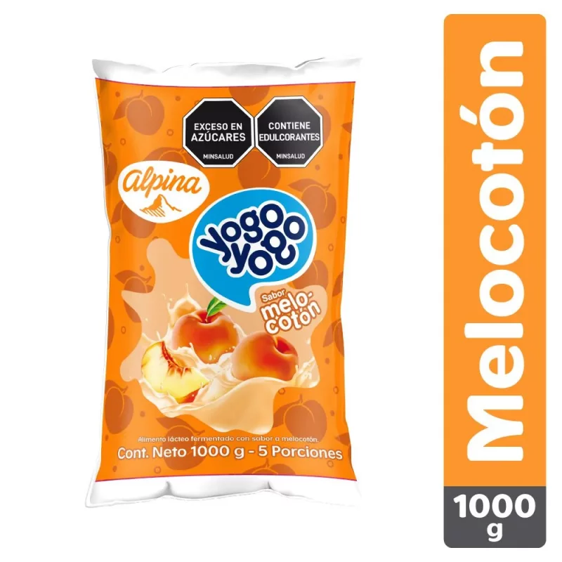 Yogo Yogo Bolsa x 1000 g Melocotón