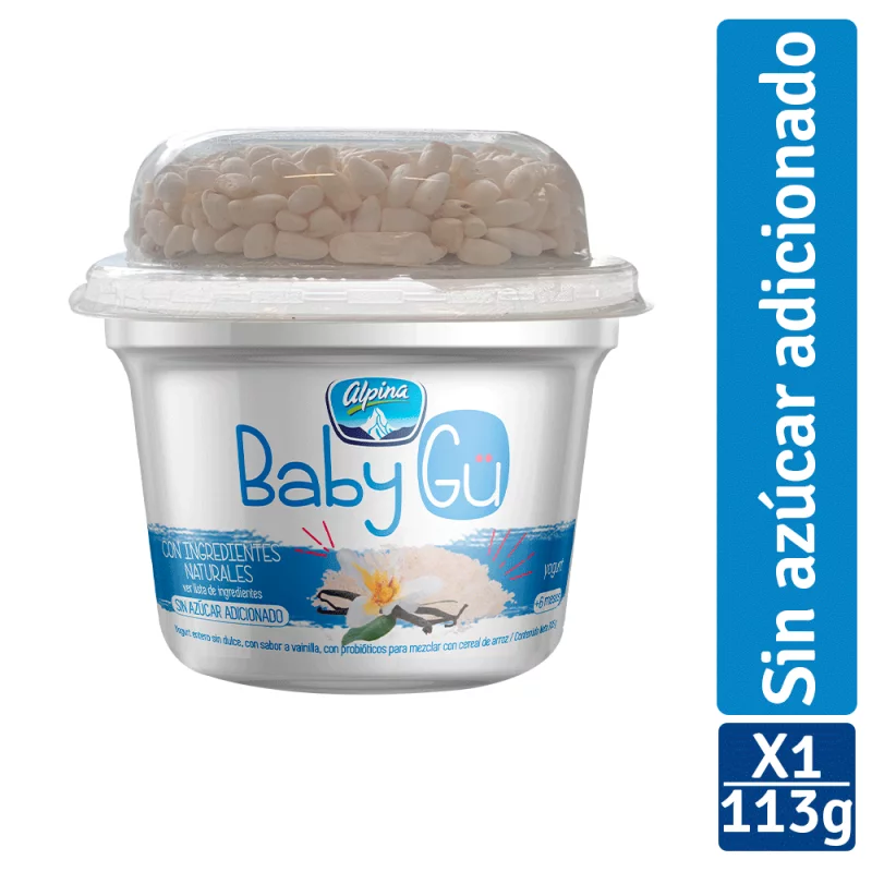 Yogurt Alpina Baby Gü Vainilla Y Cereal 105 g