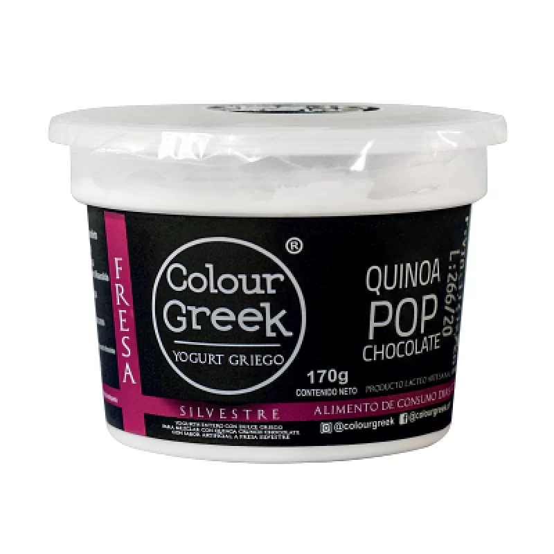 Yogurt Griego Colour Greek 170 g Fresa Quinoa