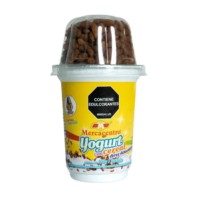 Yogurt Mercacentro Cereal Arroz Achocolatado 170 g