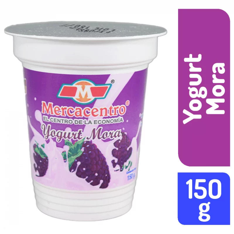 Yogurt Mercacentro Vaso Mora 150 g