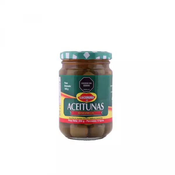 ACEITUNA CORUÑA MANZANILLA X250g