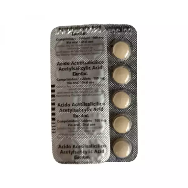ACIDO ACETILSALICILICO X100mg GENFAR X10 TABLETAS