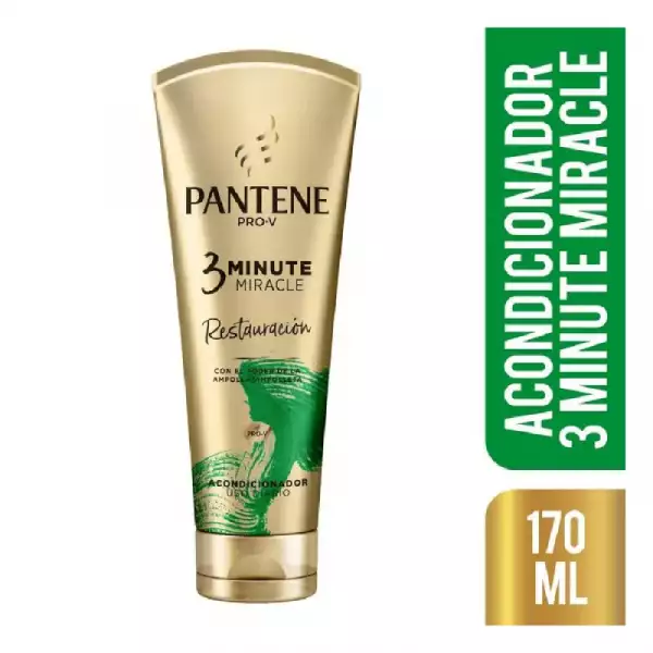 ACONDICIONADOR PANTENE 3 MINUTE MIRACLE RESTAURACIÓN X170ml
