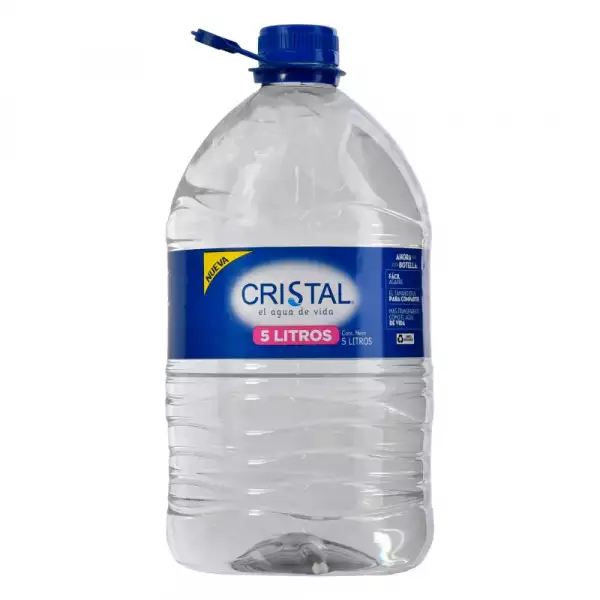 AGUA CRISTAL GARRAFA X5 LITROS