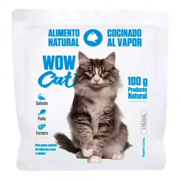 ALIMENTO PARA GATO WOW CAT POUCH POLLO X100g