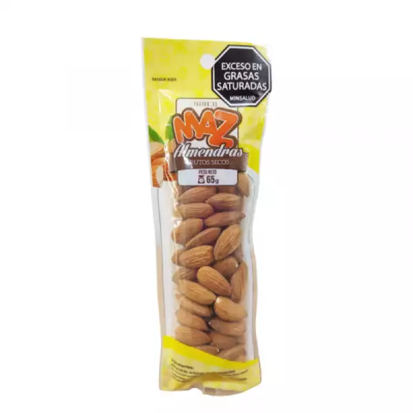 ALMENDRA NATURAL MAZ X65g