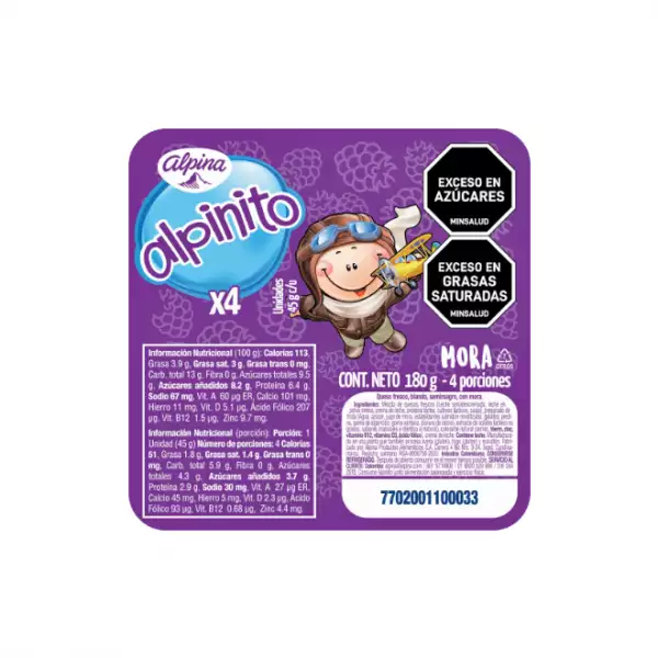 ALPINITO MAX MORA X4 X90g