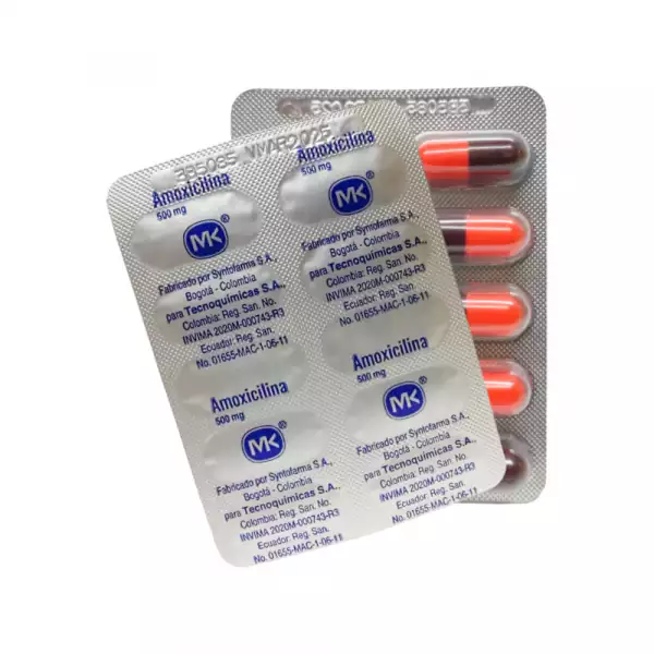 AMOXICILINA X500mg MK X1 SOBRE X10 TABLETAS