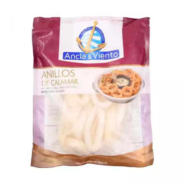 ANILLOS CALAMAR ANCLA Y VIENTO X250g