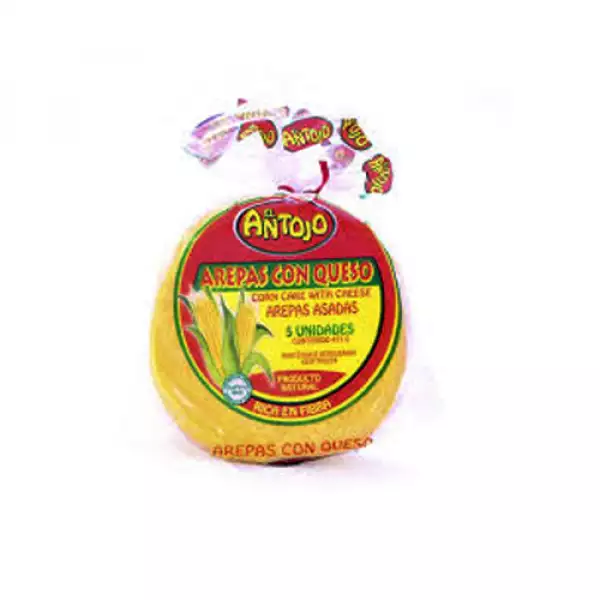 AREPA EL ANTOJO PAISA QUESO RELLENA X5U X600g