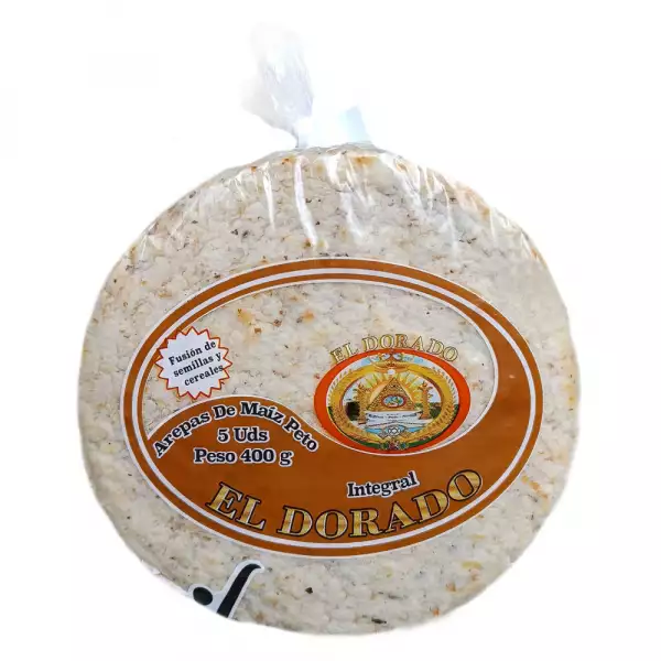 AREPA EL DORADO INTEGRAL X5U X400g