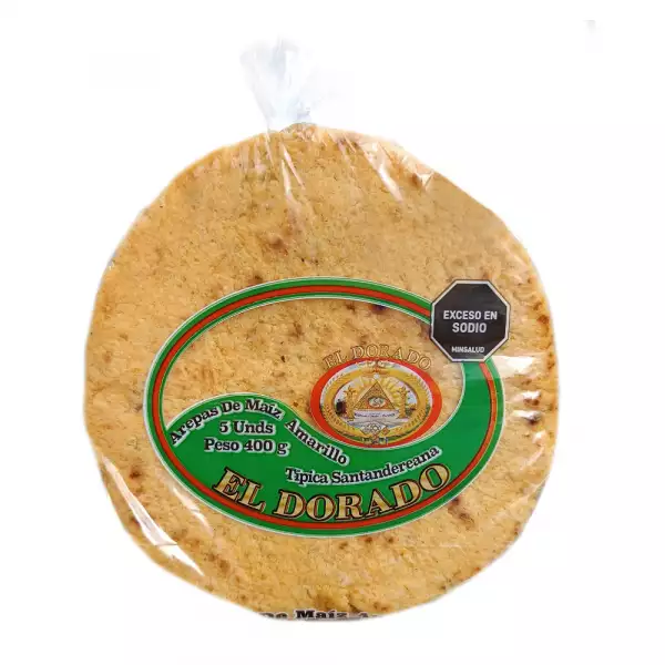AREPA EL DORADO SANTANDEREANA X5U X400g