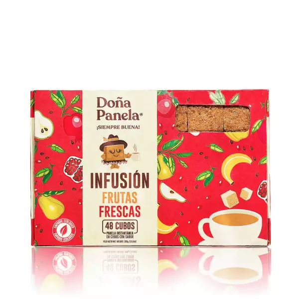 AROMATICA DOÑA PANELA FRUTAS SECAS X48 CUBOS