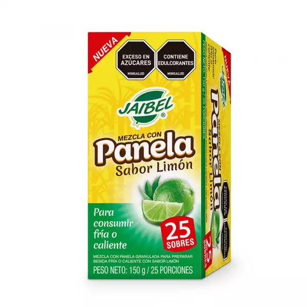AROMATICA PANELA JAIBEL SABOR LIMON X25 SOBRES