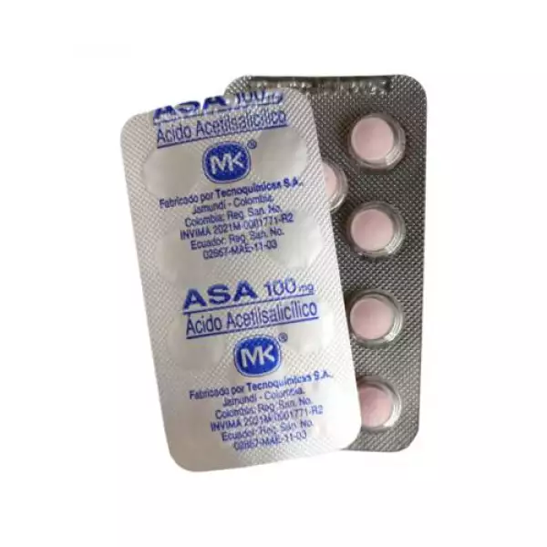 ASA X100mg X10 TABLETAS