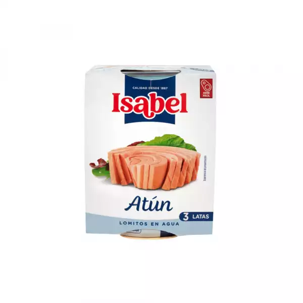 ATUN ISABEL LOMITOS EN AGUA X3 UND X160 GR