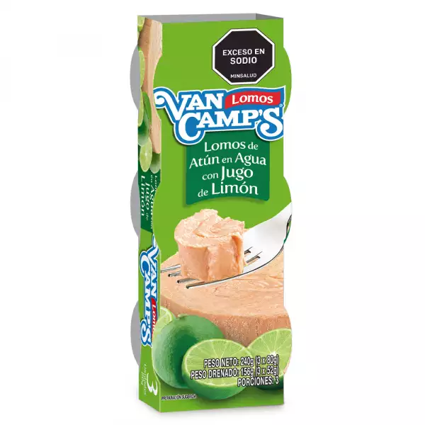 ATÚN LOMO VANCAMPS LIMON X3U X80g