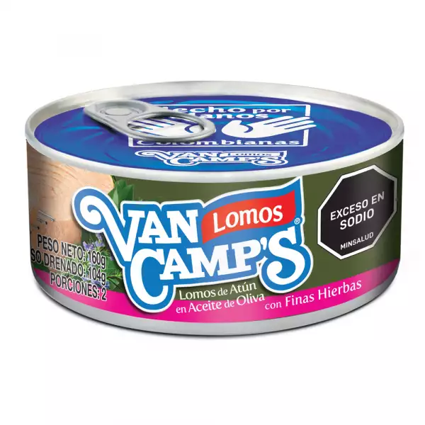 ATÚN VANCAMPS ACEITE DE OLIVA FINAS HIERBAS X160g