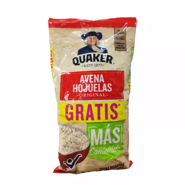 AVENA HOJ QUAKER ORIGINAL X460g EXTRA CONTENIDO