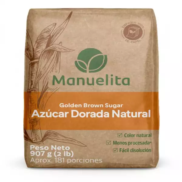 AZUCAR DORADA NATURAL MANUELITA X907g