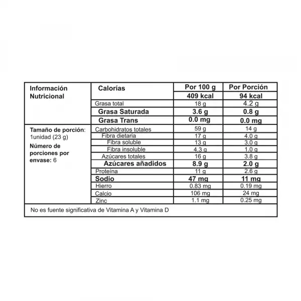 BARRA CEREAL TOSH ARANDANOS NUEZ X6u X138g