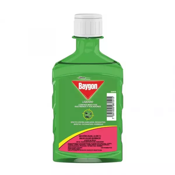 BAYGON LÍQUIDO ACCIÓN DUAL 2 EN 1 X230ml