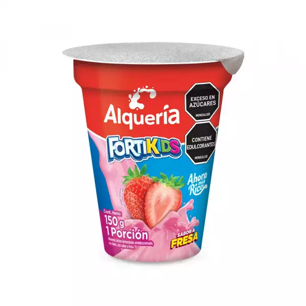 BEBIDA LÁCTEA  FORTIKIDS FRESA VASO X150g
