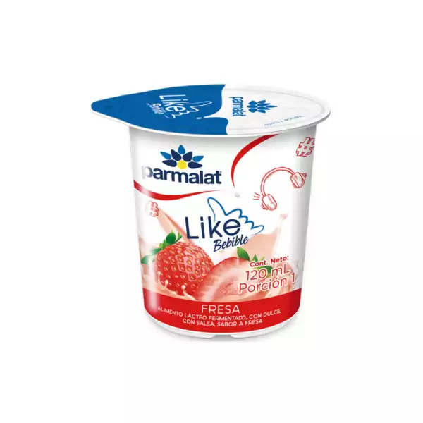 BEBIDA LÁCTEA  PARMALAT VASO FRESA X120g