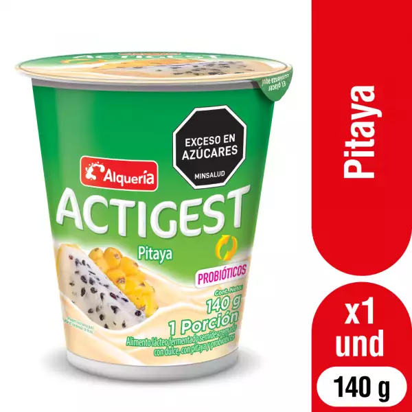 BEBIDA LACTEA ACTIGEST VAS PITAYA X140g